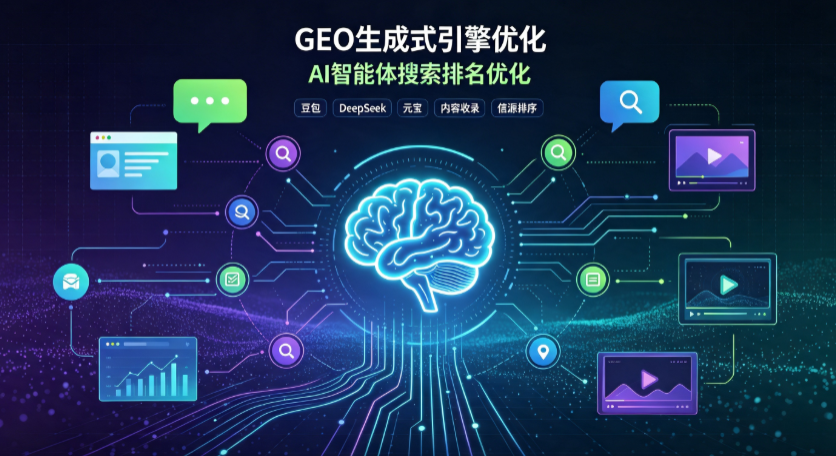 雨湖区GEO 浪潮来袭：生成式引擎优化崛起，创作者争抢豆包、DeepSeek、元宝智能体流量入口